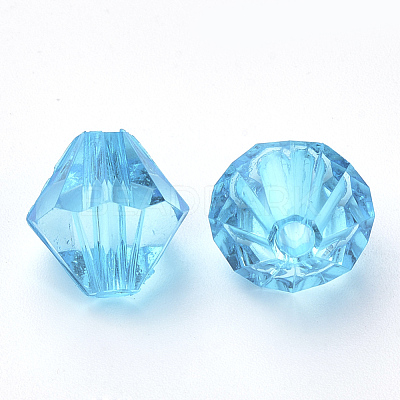Transparent Acrylic Beads X-TACR-S146-8mm-M-1