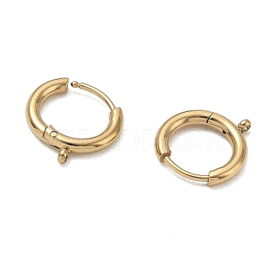 304 Stainless Steel Huggie Hoop Earring Findings SA-CBA1CA2-11G-1