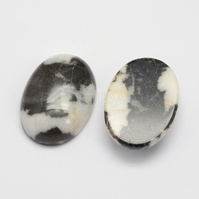 Natural Zebra Jasper Cabochons X-G-D860-A13-1