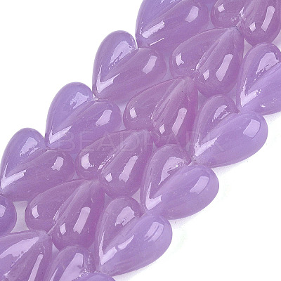 Handmade Lampwork Beads Strands LAMP-Q041-05B-1