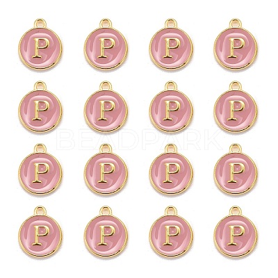 Golden Plated Alloy Enamel Charms LS-ENAM-S118-07P-1