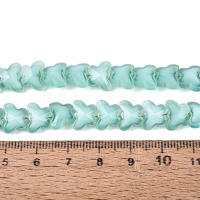 Opaque Glass Beads Strands GLAA-N073-01C-1