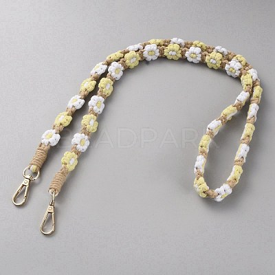 Cotton Rope Shoulder Phone Straps AJEW-WH20026-01L-1