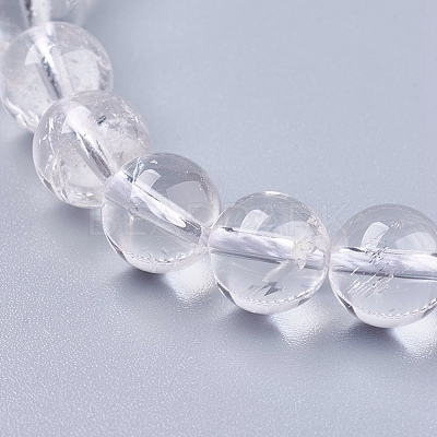 Natural Quartz Crystal Beads Strands G-R193-05-8mm-1
