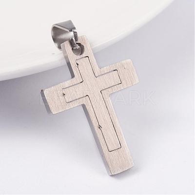 Tarnish Resistant 304 Stainless Steel Pendants STAS-K091-01P-1