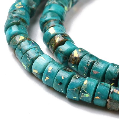 Synthetic Imperial Jasper & Opal Beads Strands G-E185-05-1