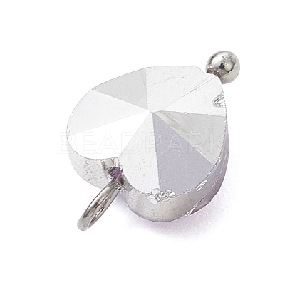 Transparent Glass Charms PALLOY-JF04198-02-1