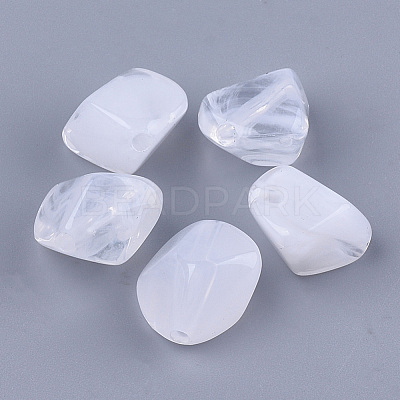 Acrylic Beads X-OACR-T006-146-1