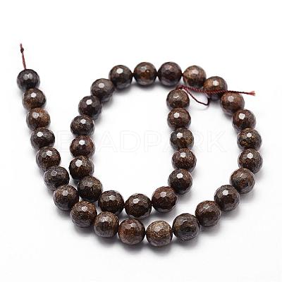Natural Bronzite Beads Strands G-D840-18-6mm-1