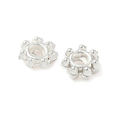 ABS Electroplated Snowflake Plastic Spacer Beads KY-I002-01B-1