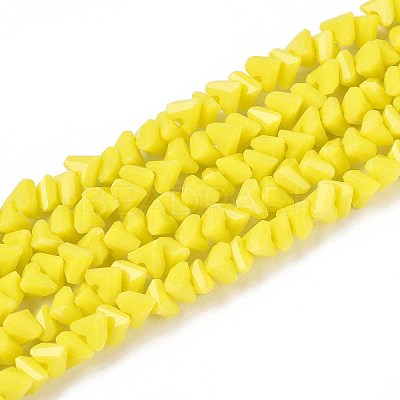 Opaque Glass Beads Strands GLAA-N019-4mm-13-1