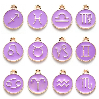 Alloy Enamel Pendants ENAM-S124-01B-01-1