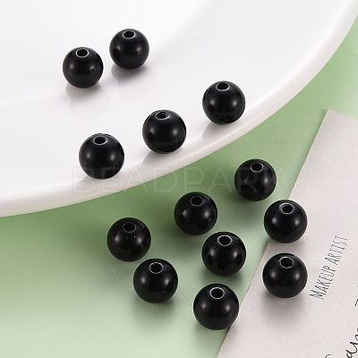 Opaque Acrylic Beads LS-X-MACR-S370-C10mm-S002-1
