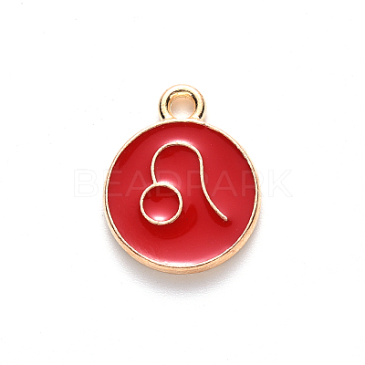 Alloy Enamel Pendants LS-X-ENAM-S124-01A-07G-1