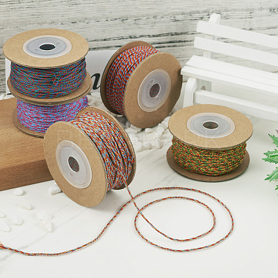 5 Rolls 5 Colors Cotton Cord OCOR-TA0001-48-1