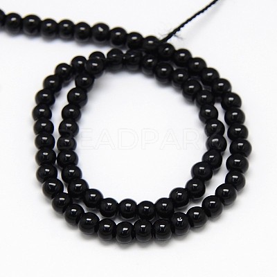 Crystal Glass Round Beads Strands EGLA-F037-4mm-B03-1