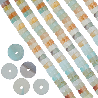 2 Strands Natural Flower Amazonite Beads Strands G-SC0002-72B-1