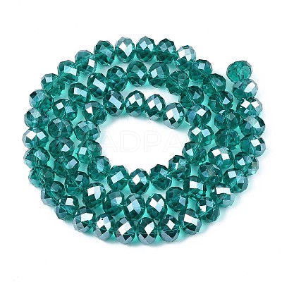 Glass Beads Strands GR11MMY-68L-1