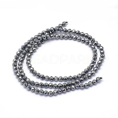 Terahertz Stone Beads Strands G-E411-15-4mm-1