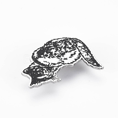 Cat Brooch JEWB-N007-007P-FF-1