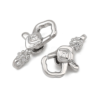 SHEGRACE Brass Lobster Claw Clasps XGRQ58067-766P-1