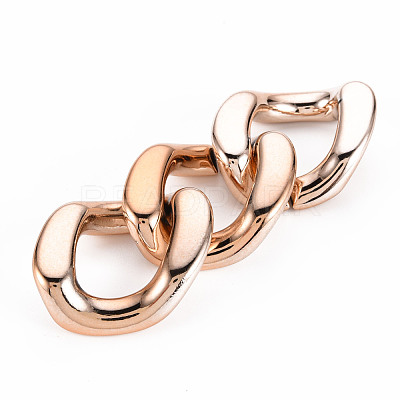 UV Plating ABS Plastic Linking Rings CCB-S162-33RG-1