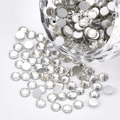 Glass Flat Back Rhinestone Cabochons RGLA-S002-20SS-37-1