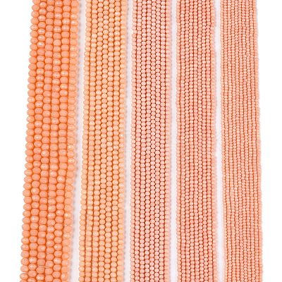 Opaque Solid Color Imitation Jade Glass Beads Strands EGLA-A044-P3mm-D33-1