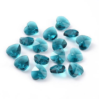 Romantic Valentines Ideas Glass Charms X-G030V10mm-14-1
