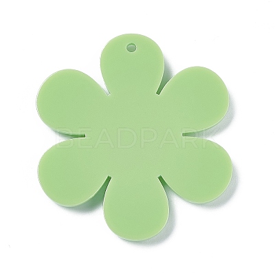 Opaque Acrylic Big Pendants OACR-P012-B07-1