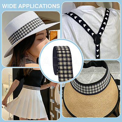 5 Yards Flat Polyester Jacquard Elastic Band EC-PH0001-31A-1