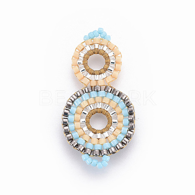 MIYUKI & TOHO Handmade Japanese Seed Beads Links SEED-A027-G12-1