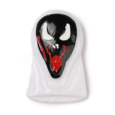 Ghost Mask Halloween Opaque Resin Decoden Cabochons RESI-R446-02B-1