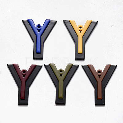 Cellulose Acetate(Resin) Pendants KY-S158-41Y-M-1