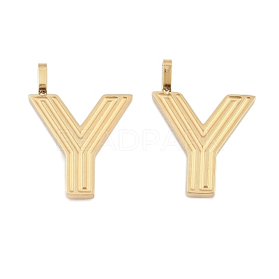 304 Stainless Steel Charms STAS-L022-589Y-1