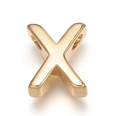 Brass Charms X-ZIRC-I037-01X-G-1