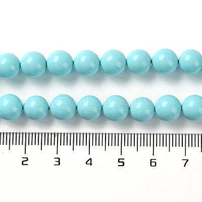 Shell Pearl Beads Strands SP8MM245-1