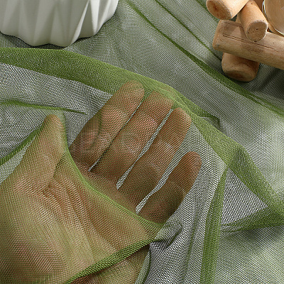 Polyester Mesh Fabric DIY-WH20009-40B-1