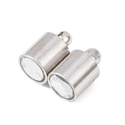 Brass Magnetic Clasps with Loops MC027-NF-1