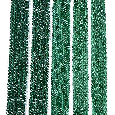 Electroplate Glass Beads Strands EGLA-A044-T3mm-A18-1