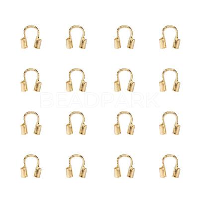 Eco-Friendly Rack Plating Brass Wire Guardians KK-I606-30G-NR-1