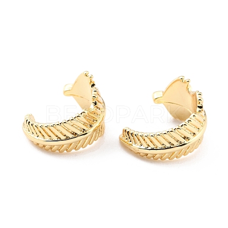 Brass Cuff Earrings EJEW-K086-06G-1