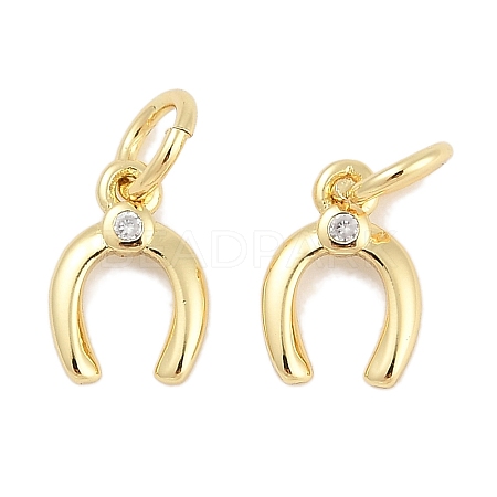 Rack Plating Brass Pendants KK-Q028-25G-1
