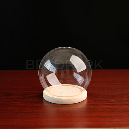 High Borosilicate Glass Dome Cover DJEW-PW0001-22C-03-1