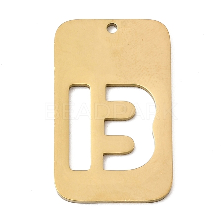 304 Stainless Steel Pendants STAS-D200-01B-G-1