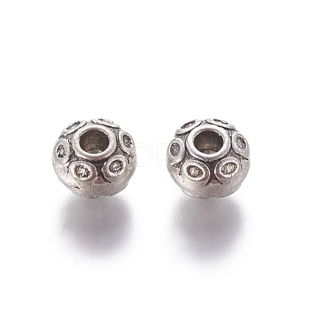 Tibetan Silver Spacer Beads LF0713Y-1