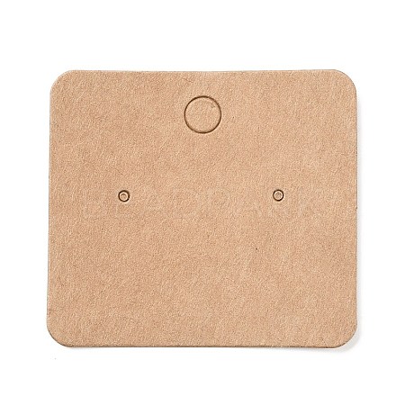 Blank Kraft Paper Earring Display Cards X1-CDIS-G005-05-1