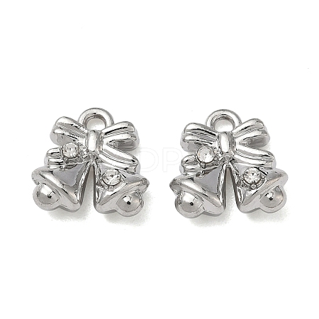 Christmas Alloy Crystal Rhinestone Pendants FIND-L026-01C-P-1