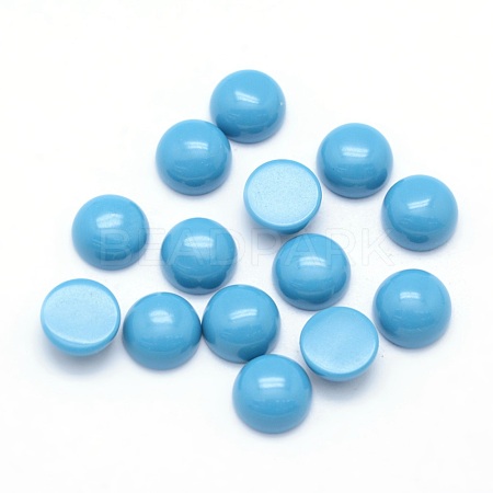 Synthetic Turquoise Cabochons G-P393-R54-12MM-1