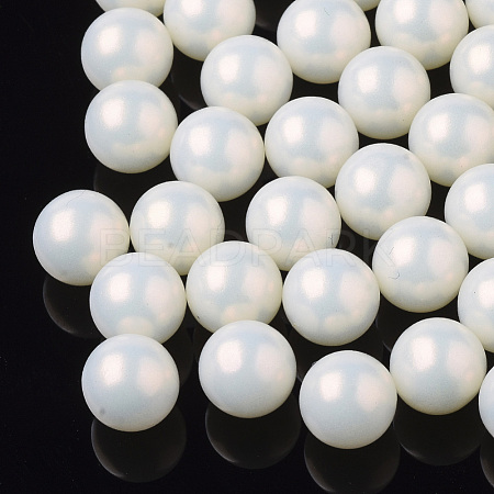 ABS Plastic Imitation Pearl Beads SACR-N005-F-01-1